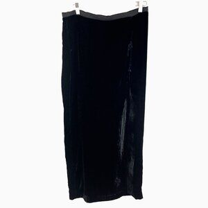 Vintage Dalia Collection Velvet Maxi Skirt w/ High Slit Women's Size 10